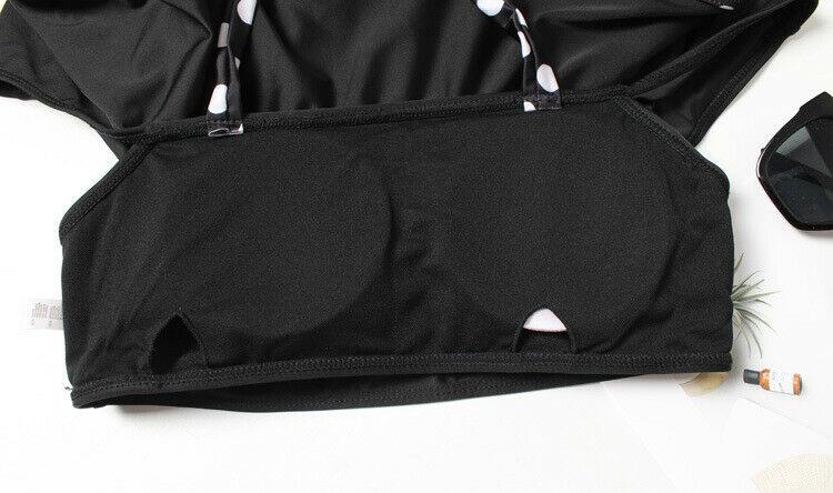 Plus Size Ruffle Bikini Set Swimsuit-STYLEGOING