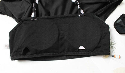 Plus Size Ruffle Bikini Set Swimsuit-STYLEGOING