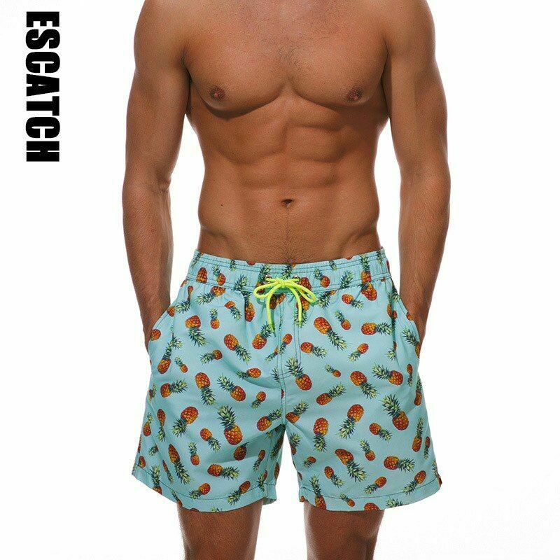 Men Swim Shorts Swimwear Beach Swimsuit-STYLEGOING
