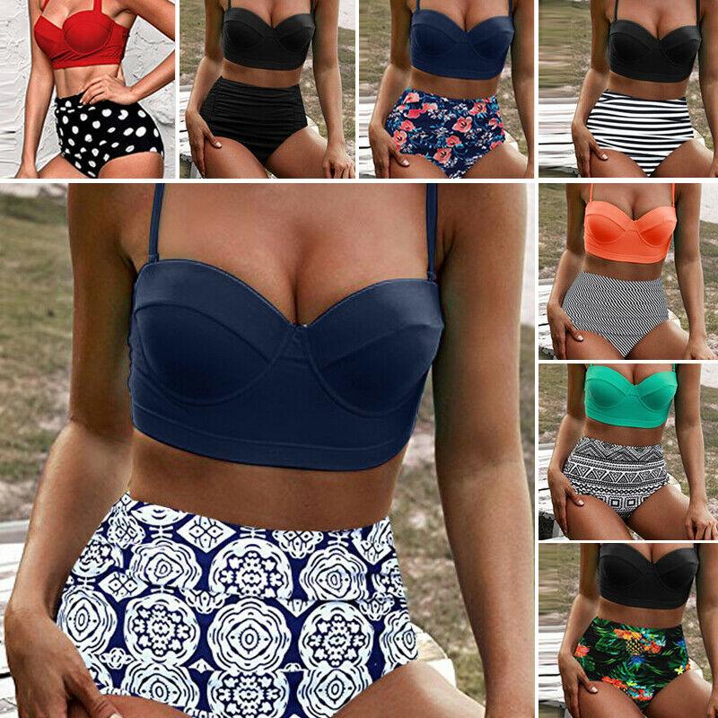 Sexy High Waist Bikini Set-STYLEGOING