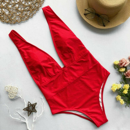 Summer Beach One Piece Monokini Bikini-STYLEGOING