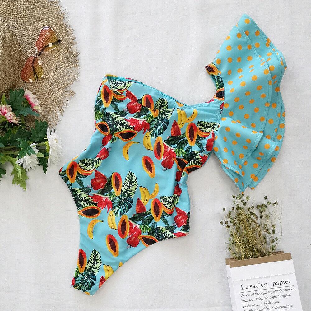 One Shoulder Swimwear Monokini Bikini-STYLEGOING