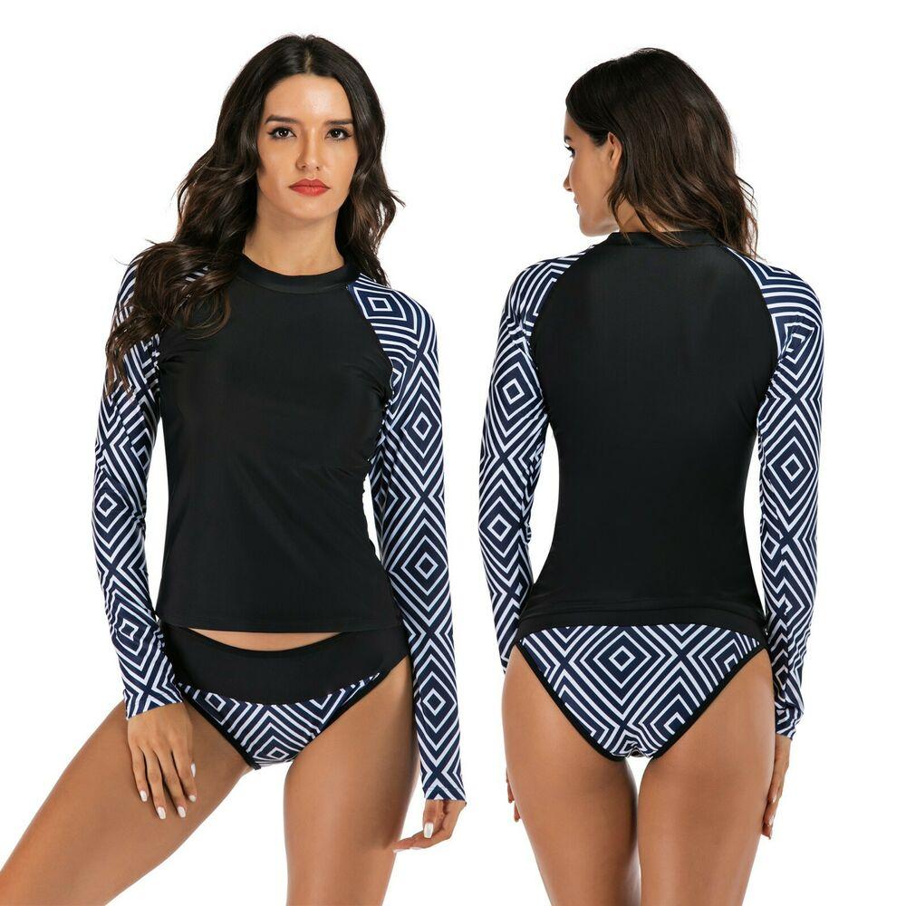 Sexy Long Sleeve Sports Swimwear-STYLEGOING