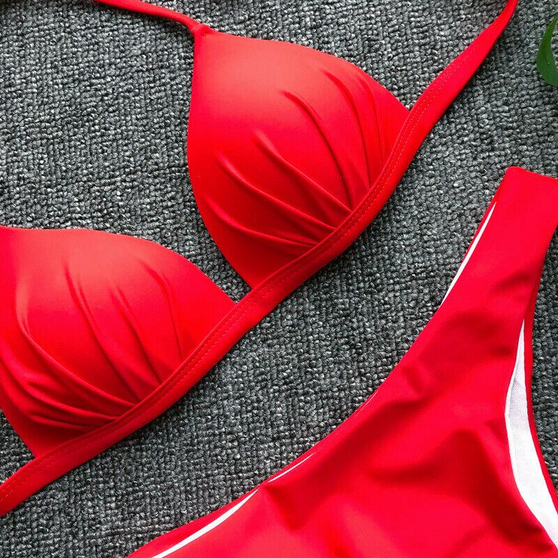 Womens Swimwear Triangle Bikini Set-STYLEGOING