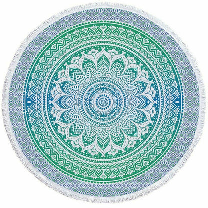 Women Beach Round Tasse Towel-STYLEGOING