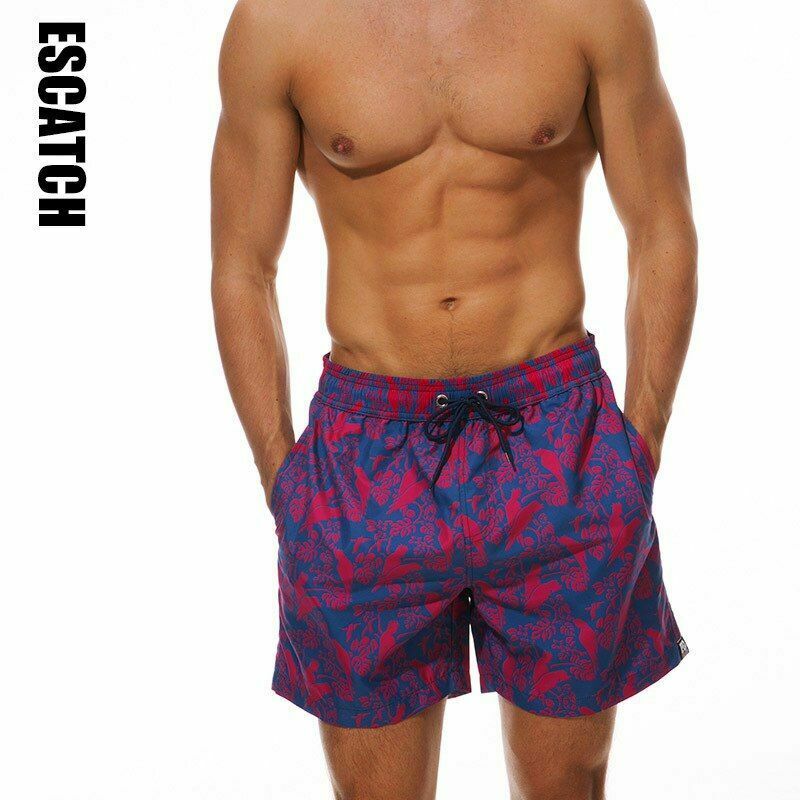 Men Swim Shorts Swimwear Beach Swimsuit-STYLEGOING