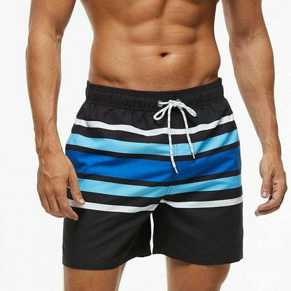 Men Swim Shorts Swimwear Beach Swimsuit-STYLEGOING