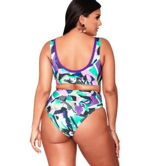 Plus Size Bikini Set Swimwear-STYLEGOING