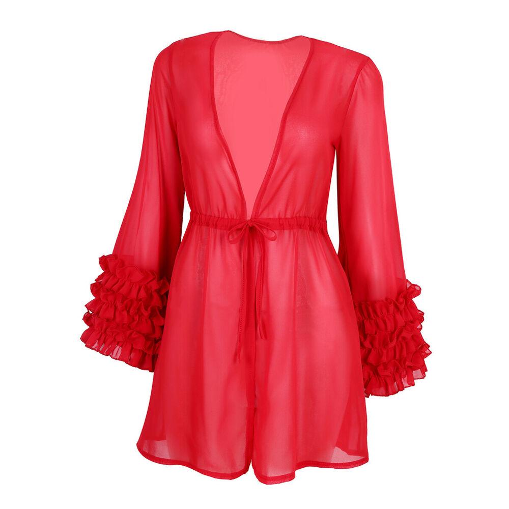 Chiffon Crochet Bikini Beachwear Cover Up-STYLEGOING