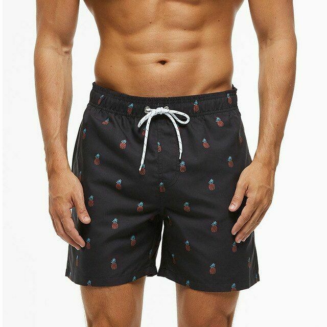 Men Swim Shorts Swimwear Beach Swimsuit-STYLEGOING