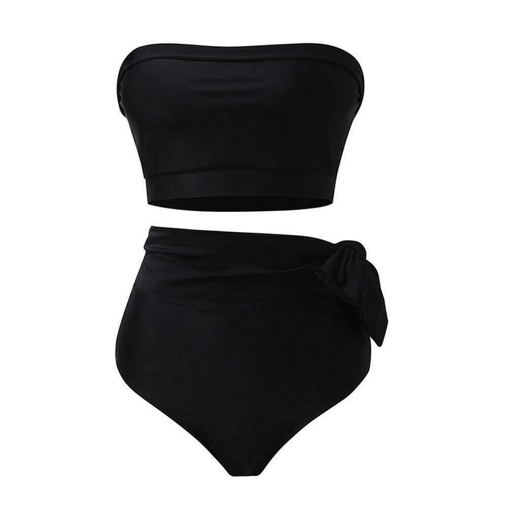 Black Sexy High Waist Bikini-STYLEGOING