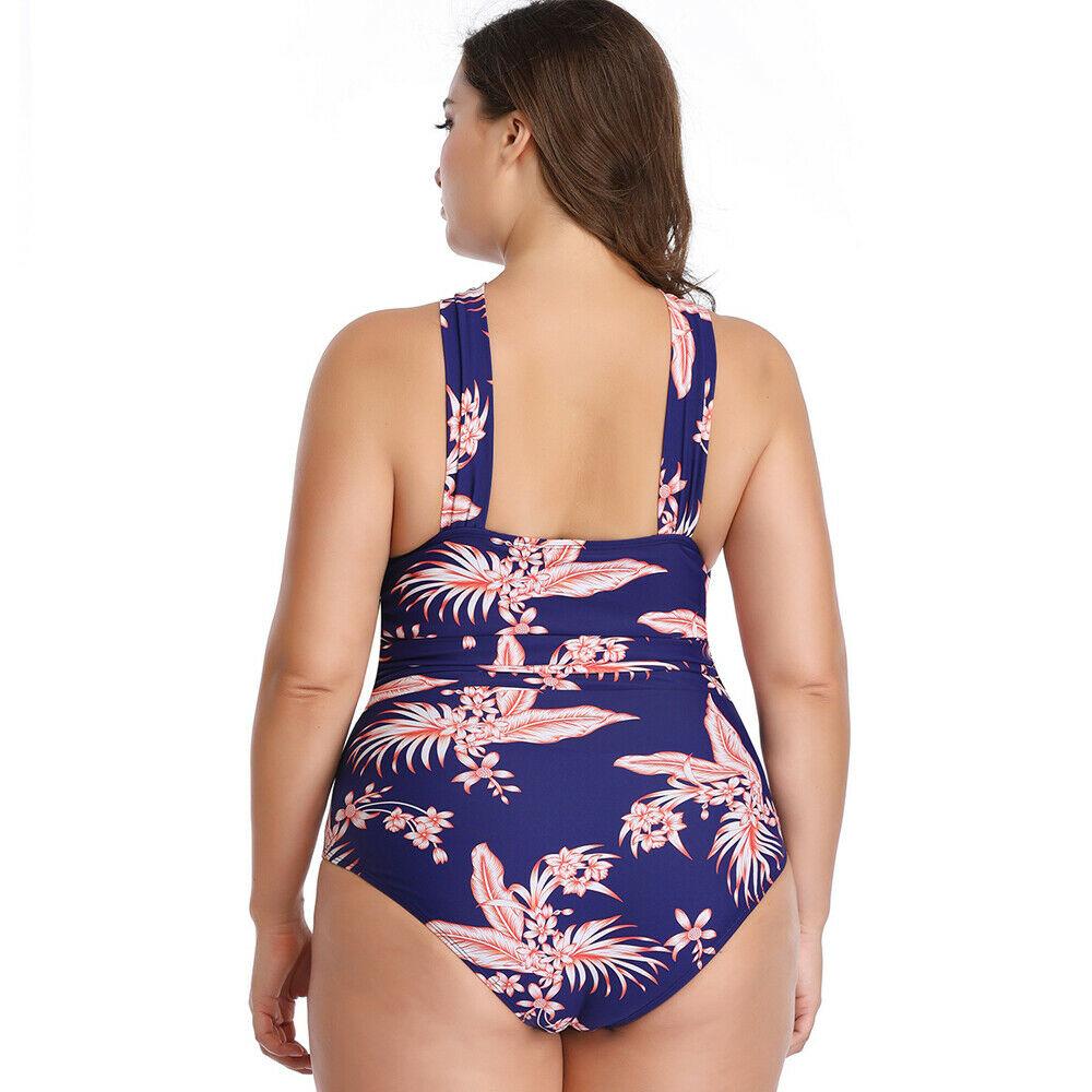 Plus Size Swimwear One Piece Swimsuit-STYLEGOING