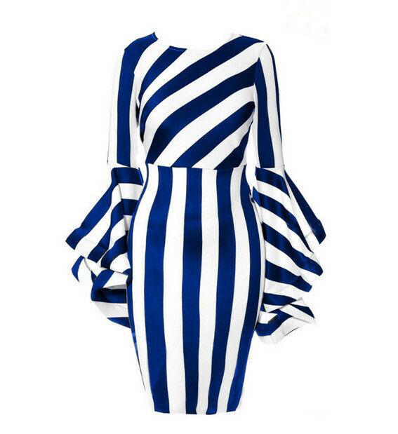 Womens Plus Size Ruffle Sleeve Midi Dresses-STYLEGOING