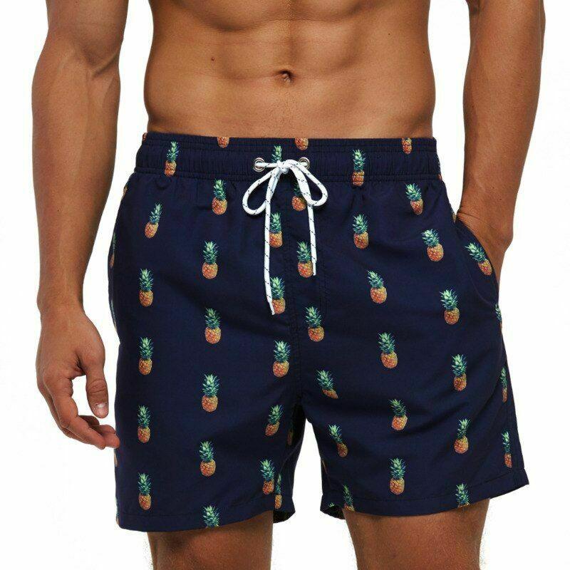 Men Swim Shorts Swimwear Beach Swimsuit-STYLEGOING