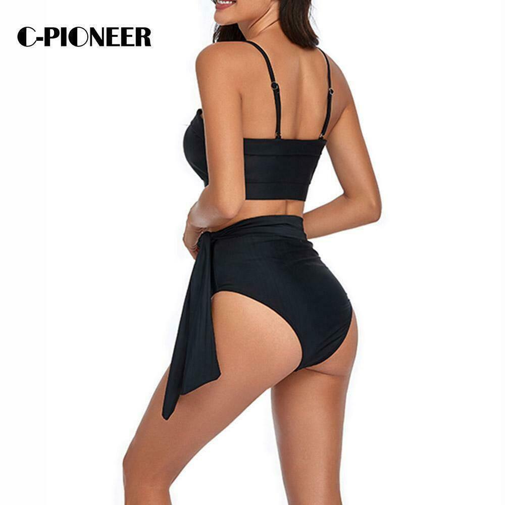 Black Sexy High Waist Bikini-STYLEGOING