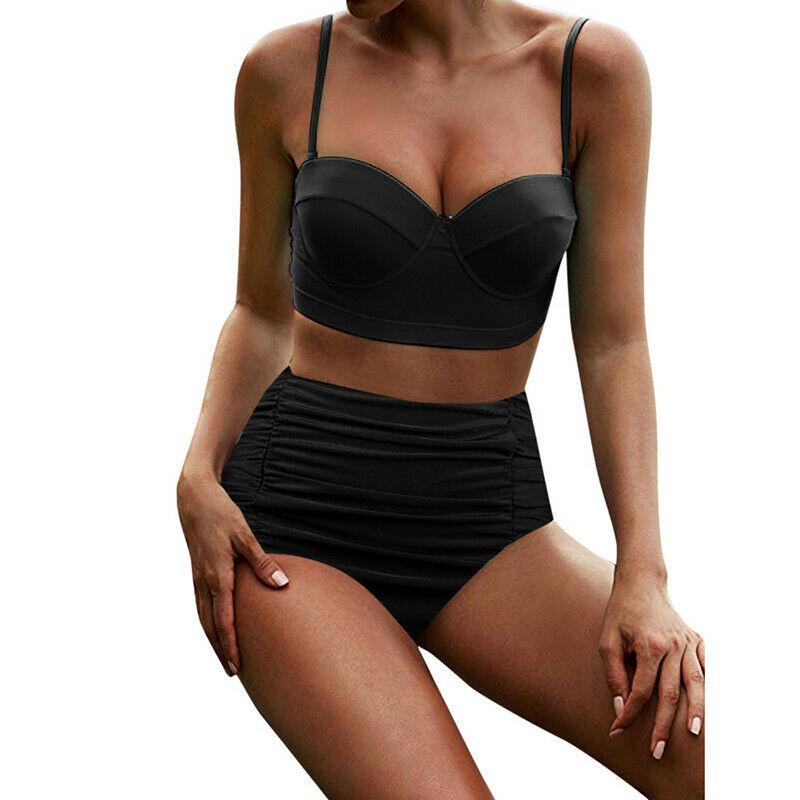 Sexy High Waist Bikini Set-STYLEGOING