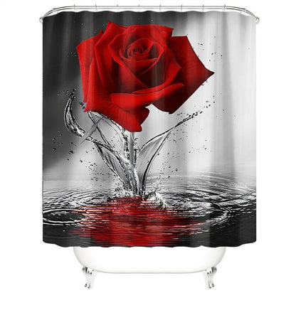 Rose Bathroom Rug Set-STYLEGOING