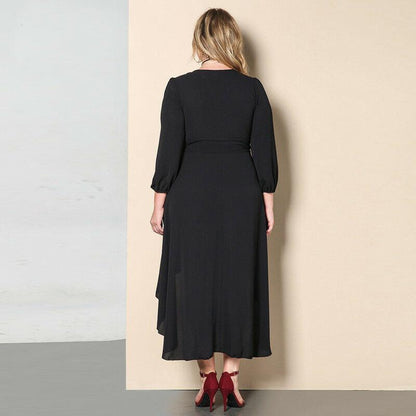 Plus Size Evening Cocktail Prom Dresses-STYLEGOING