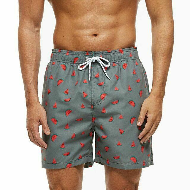 Men Swim Shorts Swimwear Beach Swimsuit-STYLEGOING