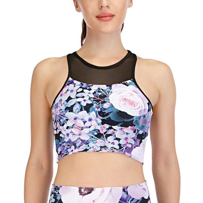 Women Yoga Set Gym Workout Suit Sports Bra Leggings Pants Fitness Pilates Outfit-STYLEGOING