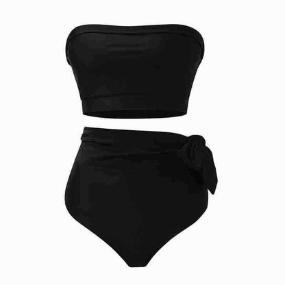 Black Sexy High Waist Bikini-STYLEGOING