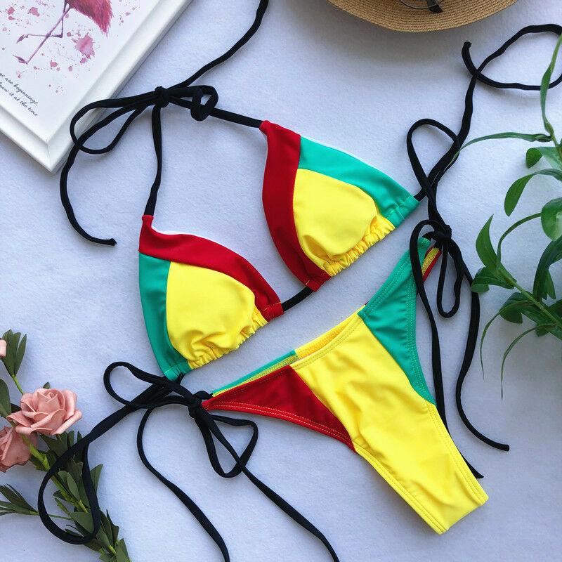 Sexy Halter Constract Summer Bikini-STYLEGOING