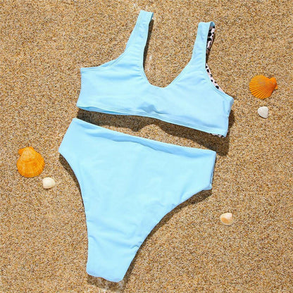 Women's High Waist Bikini Swimsuit-STYLEGOING