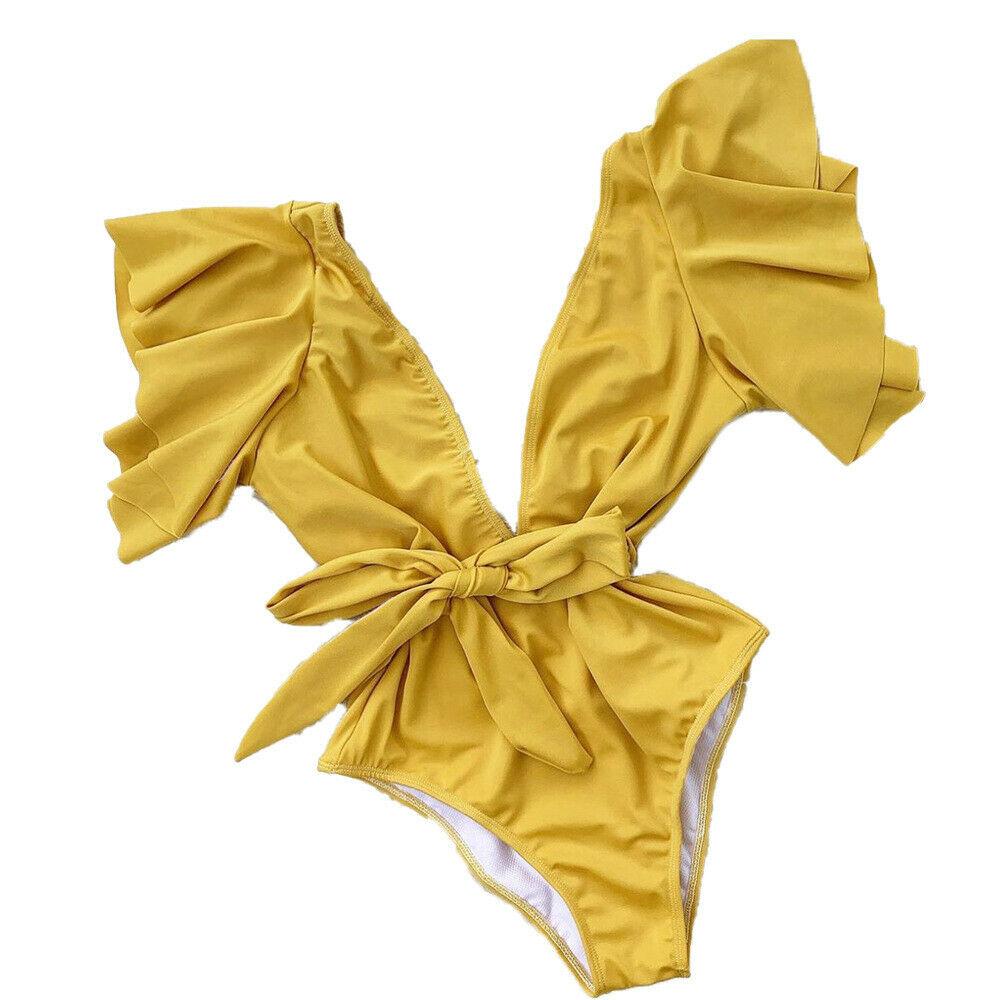 Women's One Piece Belt Monokini-STYLEGOING