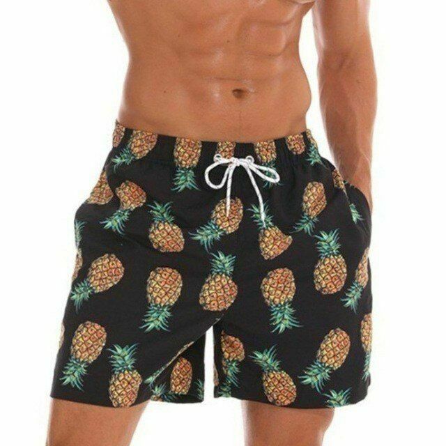 Men Swim Shorts Swimwear Beach Swimsuit-STYLEGOING
