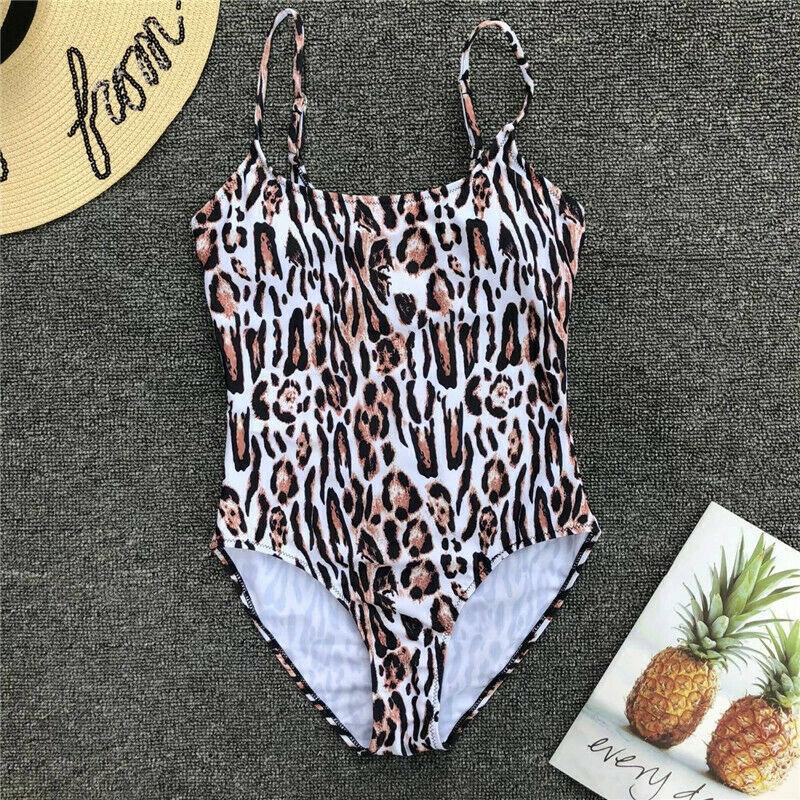 Leopard One Piece Bikini Set-STYLEGOING