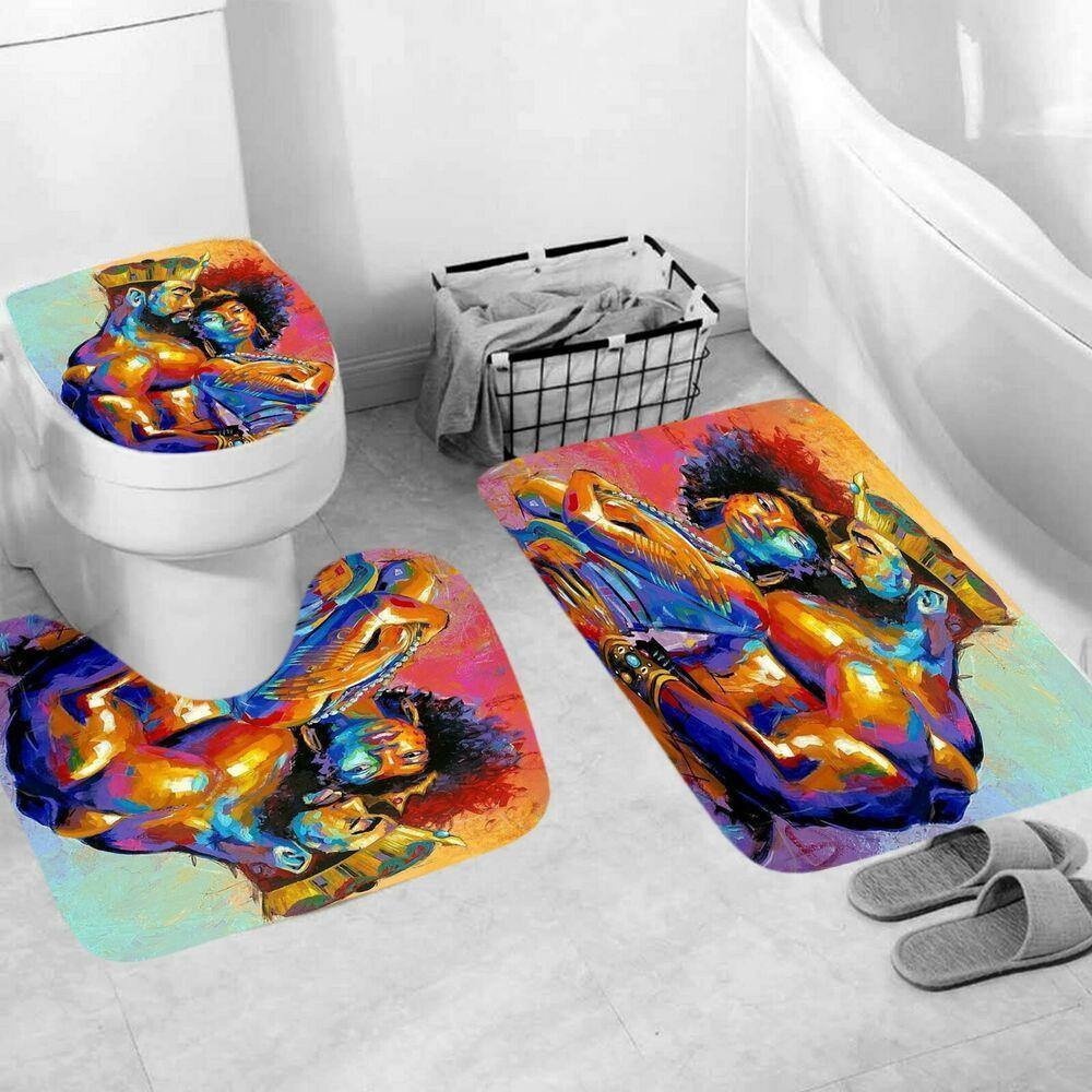 African Woman Shower Curtain-STYLEGOING