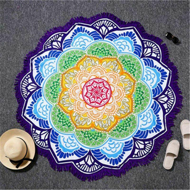 Women Beach Round Tasse Towel-STYLEGOING