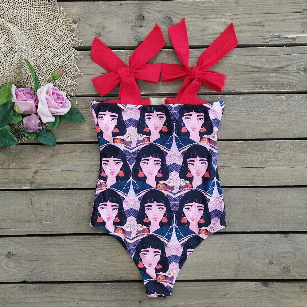 Sexy Face Print One Piece Monokini-STYLEGOING