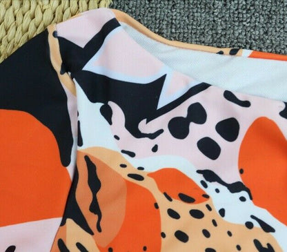 Rash Guard Bikini Tiger Print Swimwear-STYLEGOING