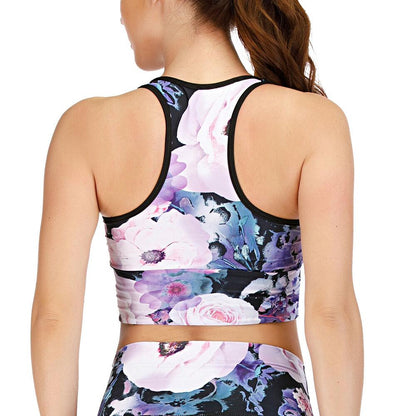 Women Yoga Set Gym Workout Suit Sports Bra Leggings Pants Fitness Pilates Outfit-STYLEGOING