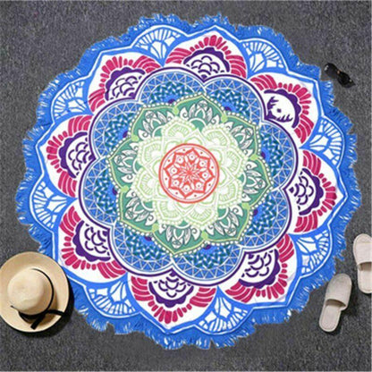 Women Beach Round Tasse Towel-STYLEGOING