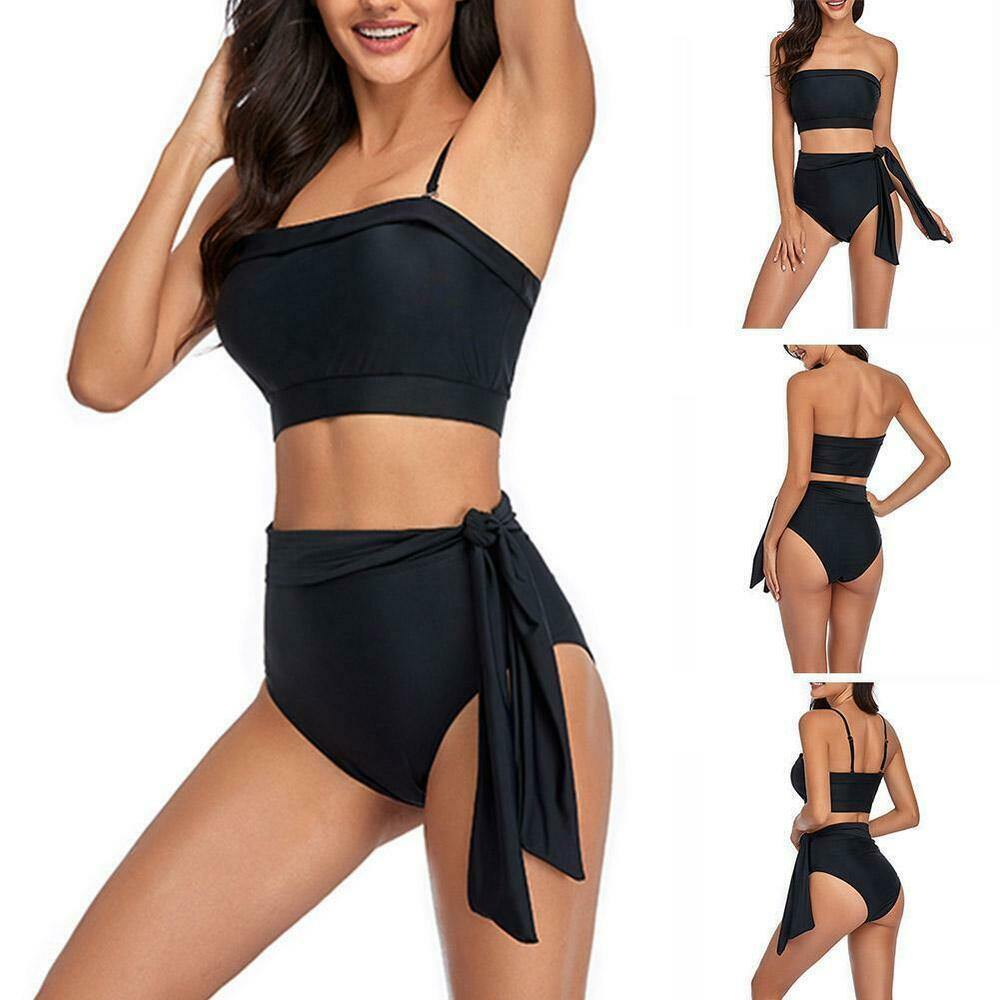 Black Sexy High Waist Bikini-STYLEGOING