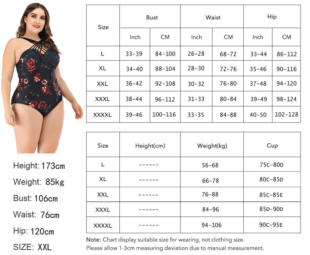 Plus Size Monokini Bikini Swimwear-STYLEGOING