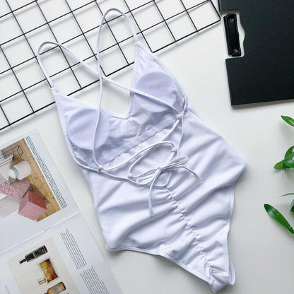 Summer Monokini Padded One Piece Bikini-STYLEGOING