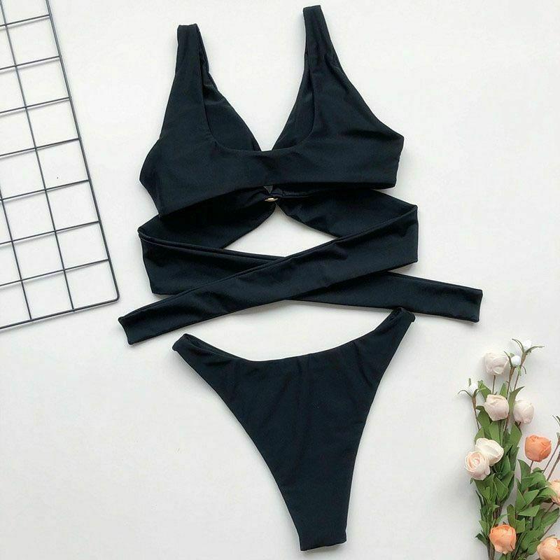 Sexy Women Bikini High Waist Beach Wear-STYLEGOING