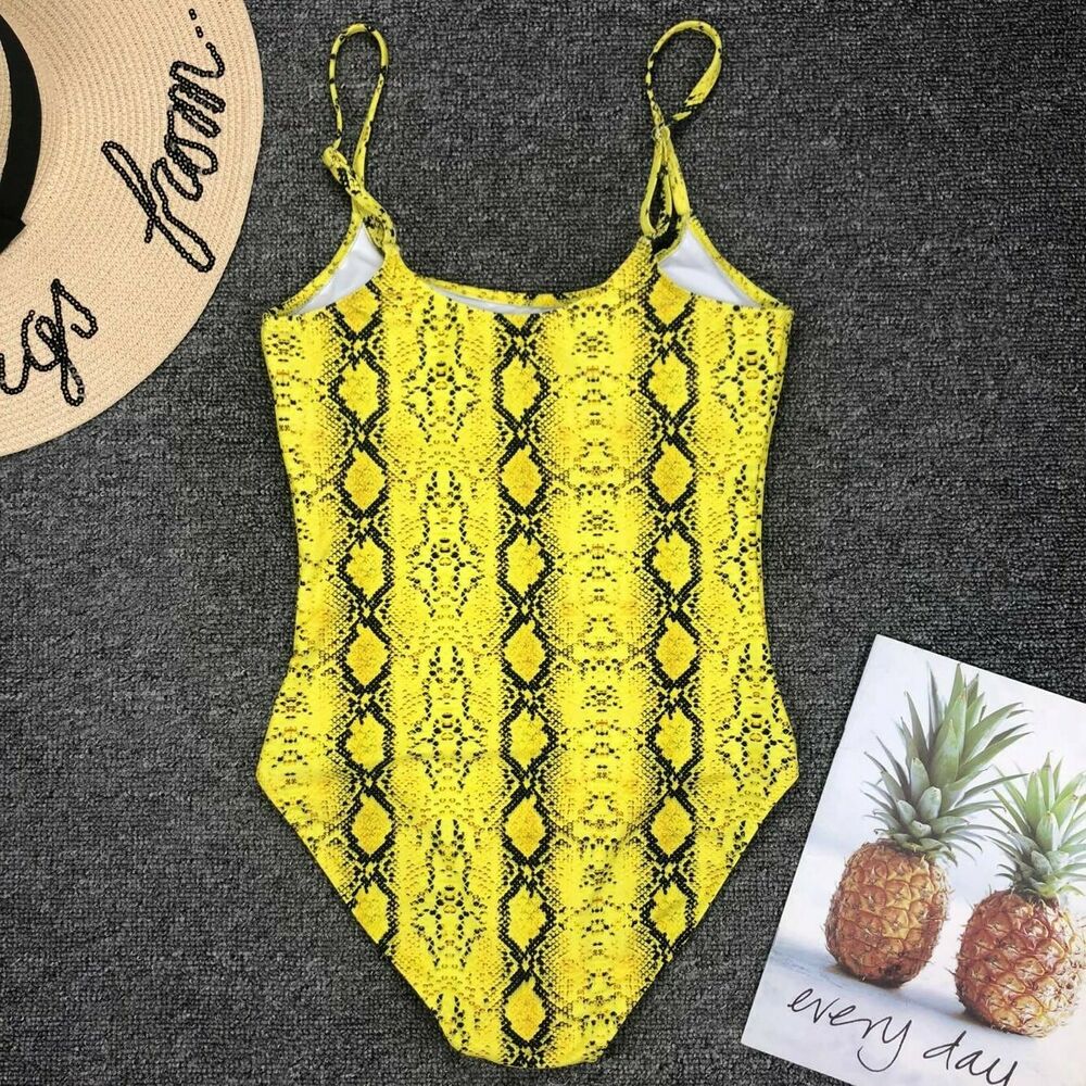 Leopard One Piece Bikini Set-STYLEGOING