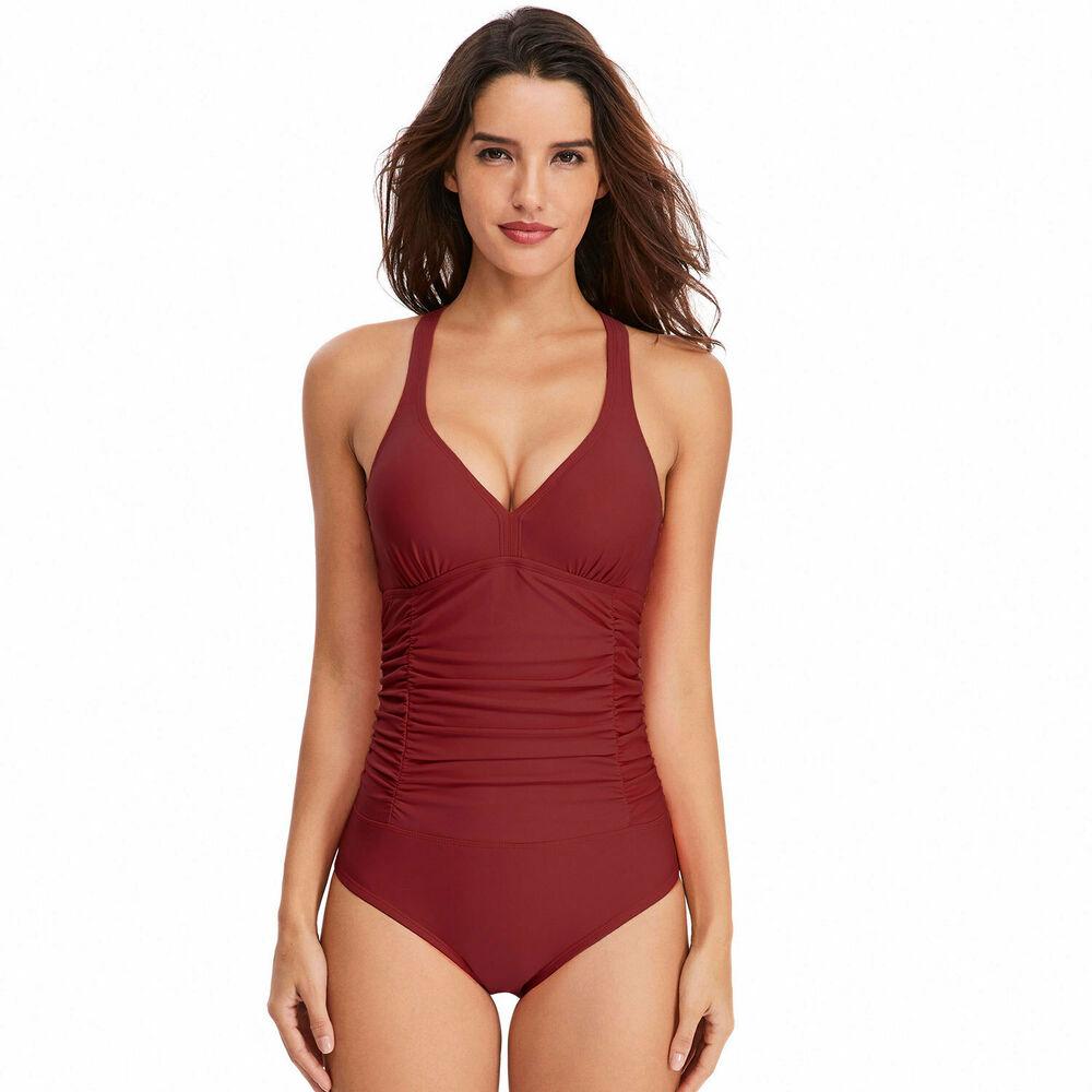 Sexy Black One PieceWireless Swimsuit-STYLEGOING