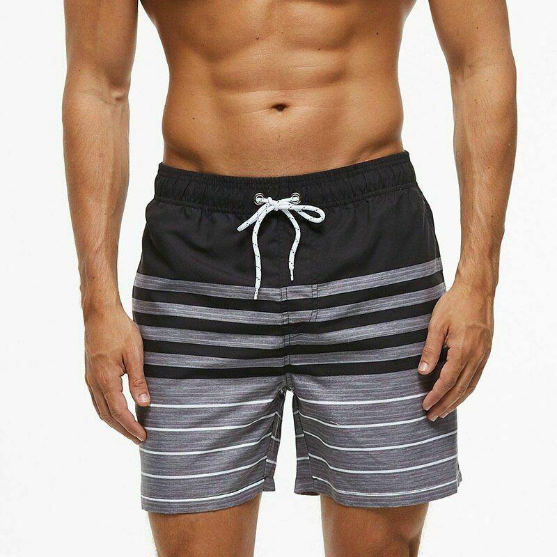 Men Swim Shorts Swimwear Beach Swimsuit-STYLEGOING