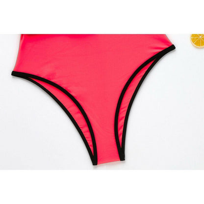 One Piece Long Sleeve Zipper Monokini-STYLEGOING