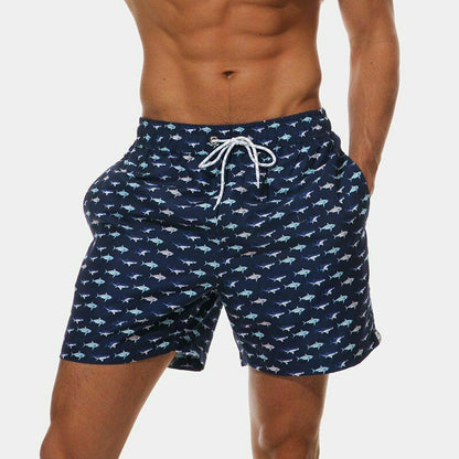 Men Swim Shorts Swimwear Beach Swimsuit-STYLEGOING