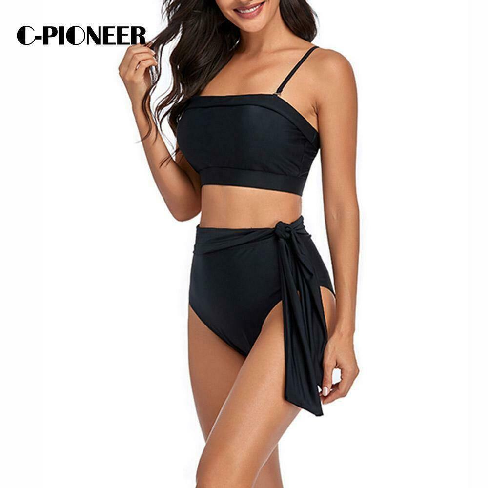Black Sexy High Waist Bikini-STYLEGOING