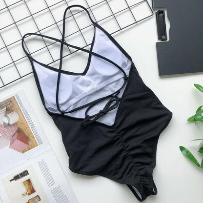 Summer Monokini Padded One Piece Bikini-STYLEGOING
