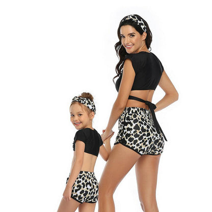 Mother and Daughter High Waist Bikini-STYLEGOING