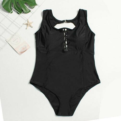 Womens Plus Size Monokini Swimwear-STYLEGOING