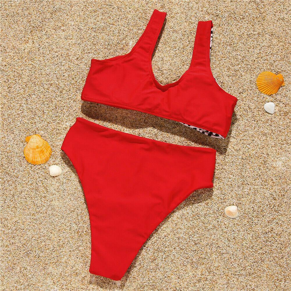 Women's High Waist Bikini Swimsuit-STYLEGOING